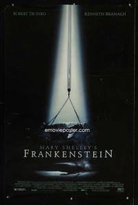 1z335 MARY SHELLEY'S FRANKENSTEIN one-sheet movie poster '94 Robert De Niro, Kenneth Branagh