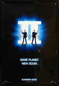 1z348 MEN IN BLACK II DS; teaser one-sheet movie poster '02 Tommy Lee Jones, Will Smith
