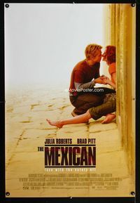 1z351 MEXICAN one-sheet movie poster '01 Brad Pitt, Julia Roberts