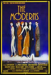 1z359 MODERNS one-sheet movie poster '88 Alan Rudolph, Keith Carradine