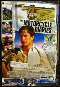 1z360 MOTORCYCLE DIARIES DS one-sheet movie poster '04 Gael Garcia Bernal as Che Guevara