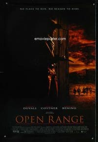 1z385 OPEN RANGE DS one-sheet movie poster '03 Kevin Costner, Robert Duvall