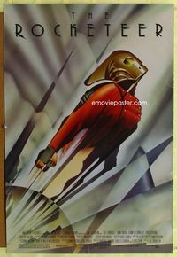 1z424 ROCKETEER DS one-sheet '91 Disney, an ordinary man forced to become an extraordinary hero!