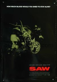 1z431 SAW one-sheet movie poster '04 James Wan gory serial killer!