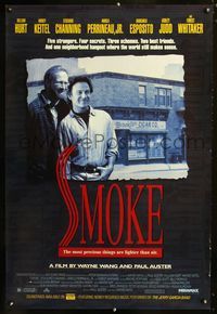 1z463 SMOKE one-sheet movie poster '95 Wayne Wang, Harvey Keitel, New York