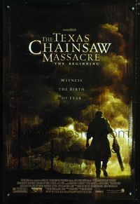 1z493 TEXAS CHAINSAW MASSACRE THE BEGINNING DS one-sheet movie poster '06 prequel!