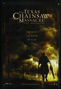 1z494 TEXAS CHAINSAW MASSACRE THE BEGINNING DS teaser one-sheet movie poster '06 prequel!
