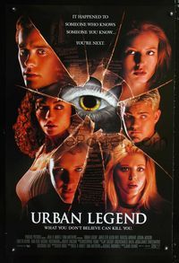 1z525 URBAN LEGEND DS one-sheet movie poster '98 Alicia Witt, Jared Leto