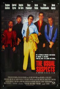 1z526 USUAL SUSPECTS DS 1sh movie poster '95 Kevin Spacey, Bryan Singer