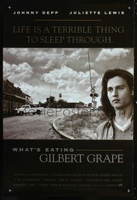 1z536 WHAT'S EATING GILBERT GRAPE DS one-sheet movie poster '93 Johnny Depp