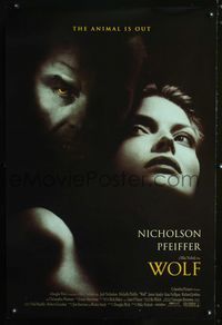 1z545 WOLF DS one-sheet movie poster '94 Jack Nicholson, Michelle Pfeiffer