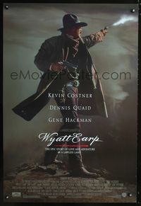 1z548 WYATT EARP one-sheet movie poster '94 Kevin Costner, Dennis Quaid, Gene Hackman