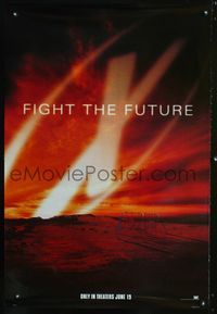1z551 X-FILES Teaser C one-sheet movie poster '98 David Duchovny, Gillian Anderson