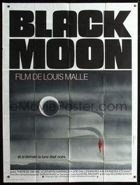 2a271 BLACK MOON French one-panel movie poster '75 Louis Malle, wonderful surreal art by Ferracci!