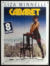 2a281 CABARET French one-panel R70s singing & dancing Liza Minnelli in Nazi Germany, Bob Fosse