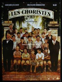 2a294 CHORUS French one-panel poster '04 Christophe Barratier's Les Choristes, great cast portrait!