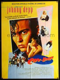 2a306 CRY-BABY French one-panel '90 directed by John Waters, Johnny Depp is a doll, Amy Locane