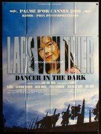 2a308 DANCER IN THE DARK French one-panel poster '00 directed by Lars von Trier, Bjork musical!