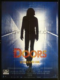 2a319 DOORS French 1panel '90 Val Kilmer as Jim Morrison, Oliver Stone, different silhouette image!