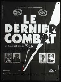 2a386 LE DERNIER COMBAT French 1p '83 Luc Besson, Jean Reno, cool design by Guichard & Camboulive!