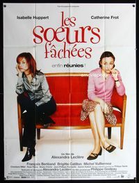 2a391 LES SOEURS FACHEES French one-panel poster '04 Isabelle Huppert & Catherine Frot are sisters!
