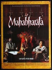 2a406 MAHABHARATA French one-panel poster '90 Peter Brook's adaptation of the epic Indian poem!