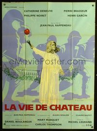 2a413 MATTER OF RESISTANCE French 1p '66 Jean-Paul Rappeneau's La Vie de Chateau, Catherine Deneuve