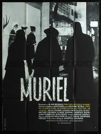 2a432 MURIEL OR THE TIME OF RETURN French 1panel '63 Alain Resnais' Muriel ou Le temps d'un retour!