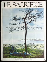 2a473 SACRIFICE French one-panel movie poster '86 Andrei Tarkovsky's Offret, cool image