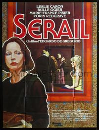 2a499 SURREAL ESTATE French 1panel '76 Eduardo de Gregorio's Serail, art of Leslie Caron by Ustazad!