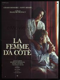 2a532 WOMAN NEXT DOOR French 1p '81 Francois Truffaut's La Femme d'a cote, Gerard Depardieu, Ardant