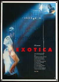 2a610 EXOTICA Italian one-panel movie poster '95 Atom Egoyan, Canadian nightclub sex, sexy stripper!