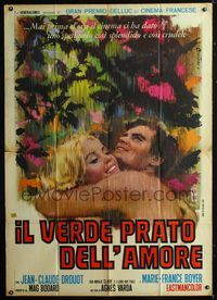 2a644 HAPPINESS Italian one-panel '65 Agnes Varda's Le Bonheur, wonderful romantic art by Cesselon!