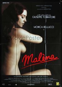 2a697 MALENA Italian one-panel '00 Guiseppe Tornatore, close up of beautiful naked Monica Bellucci!