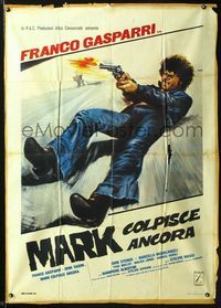 2a702 MARK STRIKES AGAIN Italian one-panel '76 Franco Gasparri's Mark colpisce ancora, cool art!