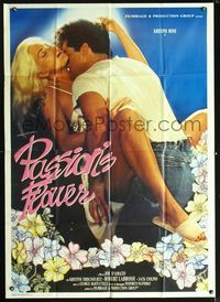 2a718 PASSION'S FLOWER Italian one-panel poster '90 directed by Joe D'Amato, sexy Kristine Rose!