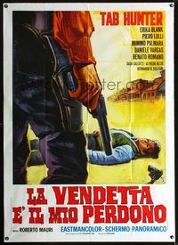 2a780 VENGEANCE IS MY FORGIVENESS Italian 1panel '68 La Vendetta e' il Mio Perdono, art by Deamicis!