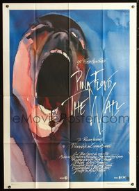 2a783 WALL Italian one-panel movie poster '82 Pink Floyd, Roger Waters, rock & roll, great artwork!