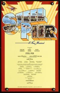 2a199 STEEL PIER stage play WC '97 Gregory Harrison, Karen Ziemba, Scott Ellis Broadway musical!