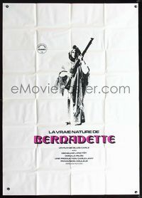 2b008 LA VRAIE NATURE DE BERNADETTE Canadian 24x59 '72 Gilles Carle's True Nature of Bernadette!