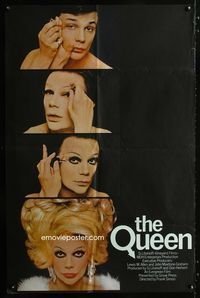 2b021 QUEEN English 30x45 poster '68 cross dressing Jack Doroshow transforming from man to woman!