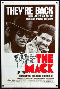 2c479 MACK one-sheet poster R77 different image of Max Julien as Goldie & Richard Pryor as Slim!