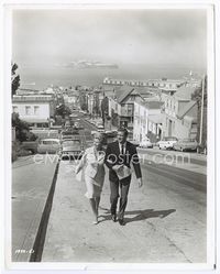 2d043 GATHERING OF EAGLES 8x10 candid still 1963 Rod Taylor & Mary Peach on San Francisco street!