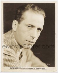 2d045 BLACK LEGION 8x10 movie still '36 great close image of intense glaring young Humphrey Bogart!