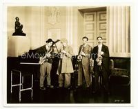 2d022 MONKEY BUSINESS candid 8x10.25 '31 all four Marx Brothers, Groucho, Chico, Harpo & Zeppo!
