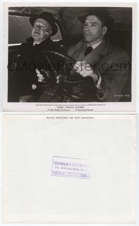 2d198 SORRY WRONG NUMBER 8.25x10 still '48 close up of Burt Lancaster in car with Harold Vermilyea!