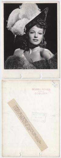 2d224 TONIGHT & EVERY NIGHT key book still '44 incredible close up of sexy Rita Hayworth by Coburn!