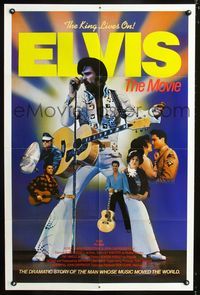 2e005 ELVIS style B int'l 1sh '79 Kurt Russell as Presley, directed by John Carpenter, rock & roll!