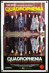 2e406 QUADROPHENIA style B one-sheet poster '79 great image of The Who & Sting, English rock & roll!