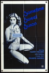 2e475 SOMETIME SWEET SUSAN one-sheet '74 Gallery's super sexy nearly-naked cover girl Shawn Harris!